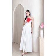 *Regular* Elias Midi Skirt in White