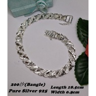 Genuine SILVER 925 Bangle  (Bangle Untuk Dewasa)