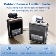 K89 Lavalier Business Bluetooth 5.4 Wireless Headset Talk/Music 20H LCD Digital Display HIFI Earphon