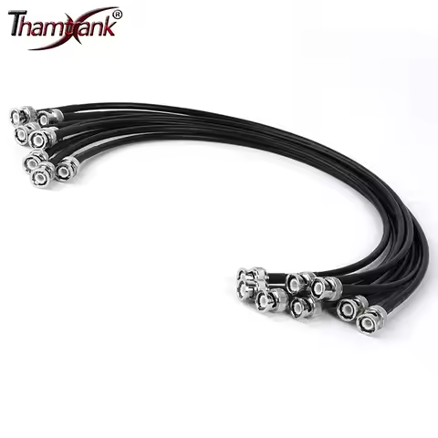 RG58 Cable,50/75 Ohm BNC Male to BNC Male for BNC Adapter Home Extension Connector Adapter Wire RF C