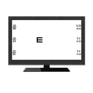 POPULER Optical Vision Testing Digital LCD Eye Snellen Chart Visual Acuity Chart Eye Testing