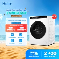 [FREE SHIPPING /PRE-ORDER] Haier 5 Star 9kg/11kg Front Load Inverter Washing Machine/ Mesin Basuh/ 洗