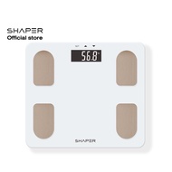 SHAPER เครื่องชั่งน้ำหนักบุคคลวัดองค์ประกอบในร่างกายแบบดิจิทัล รุ่น BF-960 สีขาว