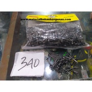 Black non-galvanized grc board nails sold per pack 400 grams nail