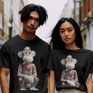 24-hour delivery 100% Design 3D Message Monkey Statue - Original Premium Distro T-shirt 3D Message M