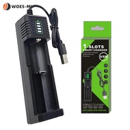 Smart USB Battery Charger for Multiple Sizes For 21700 14500 18500 26650 Lithium