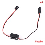 【Youer】 1pcs RC SWITCH JR FUTABA Connector ON-OFF with spare MALE Plug