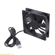 Love Quiet 5V PC Case Cooling Fan 90x90x25mm  Performances Plastic Design