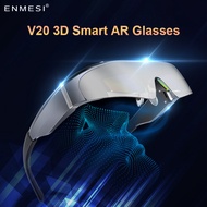 ENMESI 3D V20แว่นตาอัฉริยะ AR 4K 200นิ้วหน้าจอ Max VR All-In-One พร้อม Dual FHD Micro-OLED & 0-500 °