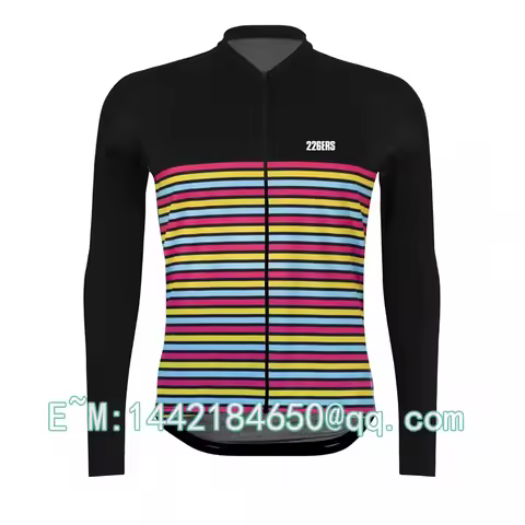 Cycling Clothing Kit for Men, Thin Long Sleeve Jersey, MTB Road Bicycle Jersey, Summer and Autumn, 2
