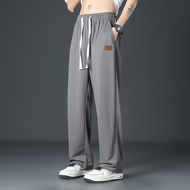 Seluar Tracksuit High-end Mens Trendy Casual Pants Sporty Loose Straight Leg Pants Versatile