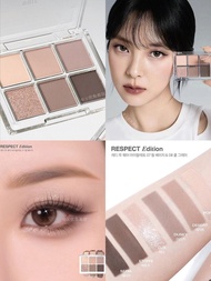 BBIA Eyeshadow Palette Six Colors Grain 06 Full Matte Pearl 04 Purple Pink Gentle Low Saturation Lit