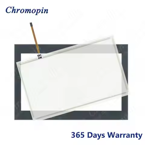 DOP 110WS Touch Screen Panel Glass Digitizer for DOP-110WS AMT10806 91-10806-00A with Front Overlay 