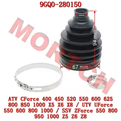 Orignal Dust Boot Kit Fixed End 9GQ0-280150 For CF Moto ATV SSV UTV CF625-6 Z6 CF400AU-2L CF400 500 