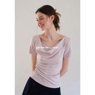 [EGGKA] Slim fit turtleneck t-shirt