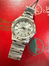 🧺洗衣街🧺🌈🌈新返貨品🌈🌈🩶🩶原裝銀色面🤎🩶🩶🐅爬山虎🐅36mm 淨錶 自動機芯🥰🥰👔Vintage Rolex Datejust 16264 連原裝78360實心板帶👔KCB1301（旺角洗衣街店）