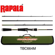 RAPALA Trail Blazer 4piece Mission Baitcasting Rod