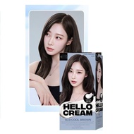 New Hello Hair Dye Cream Set-Easy Hair Dye: Warm Brown, Lavender, Gray, Black-Change Hair Color at H