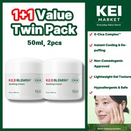 Dr.G Red Blemish Cica Cream 50ml x 2pcs Set - Instant Cooling & Calming Gel Moisturizer