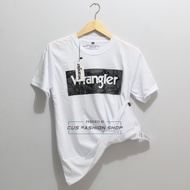 เสื้อยืด Wrangler ผู้ชาย/ผู้หญิง ผ้าคอตตอน 30s นำเข้า ฟรีถุงกระดาษ