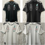 NEW Tops 2025 2026 Plus Size Mercedes Benz  AMG Petronas F1 Team Polo Jersi Shirt