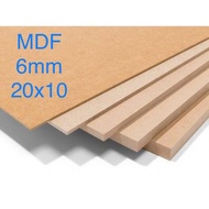 6mm MDF board (20x10)cm, MDF plywood, MDF wood board, MDF plywood