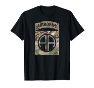 Camo 82nd Airborne Division - OCP ACU Multicam Camouflage T-Shirt