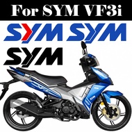 For SYM vf3i Motorcycle Reflective Stickers SYM Logo Emblem Motor Bike Head Side Body Rearview Decal