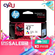 HP 47 Tri-Color Original Ink Advantage Cartridge(Expire MAY 2027)