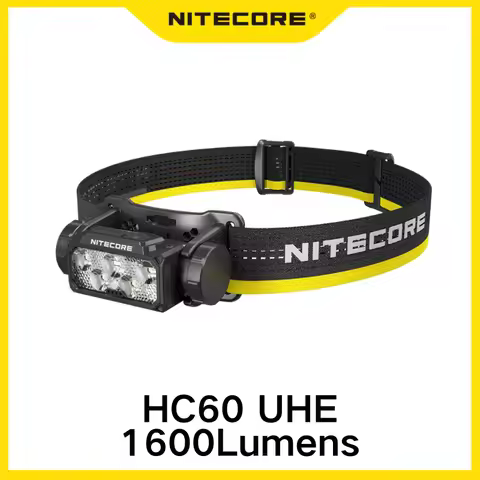 NITECORE HC60 UHE Camping Headlamp USB-C Rechargeable 1600Lumens Waterproof Lightweight Bulit-in 400