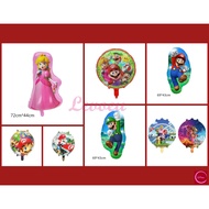 [SG INstock Seller] Super Mario Lucio Princess kid party foil balloon