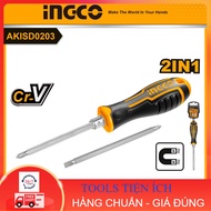(P63) [T04].AKISD0203 2-head screwdriver PH1+SL6 INGCO (260523) .K K