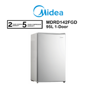 MIDEA 95L MS-93 Refrigerator MS93 / 95L 1 Door Fridge MDRD142FGD Peti Sejuk (Silver)