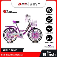 Promo Ied! Sepeda Anak Perempuan Bnb Holiday Kuran 18 Inch Keranjang