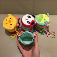 3pcs Plush Coin Bag , Animal Bees, Pandas, Frogs, Rabbits, Elephants, Foxes, Chick 7CM Plush Coin Pu