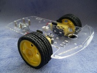 Smart car 2WD chassis car tracing robot car chassis with a code disk / speed / send the battery box