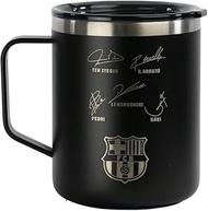 Safta F.C. Barcelona NAVY Blue Thermos Flask, Stainless Steel, Double Insulated, 12 Hour Hot Drink a