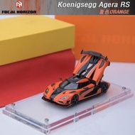 予約  Focal Horizon FH 1/64 ケーニグセグ Koenigsegg Agera RS Speed Edition Orange　リア開閉
