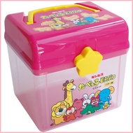 Toy Storage Box Medicine Box Flip Top Box Star Buckle Handle Toy Storage Portable Box Desktop Storag