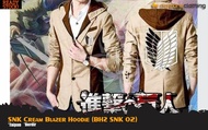 SNK Cream Blazer Hoodie (Blazer Anime SNK - BHZ SNK 02)