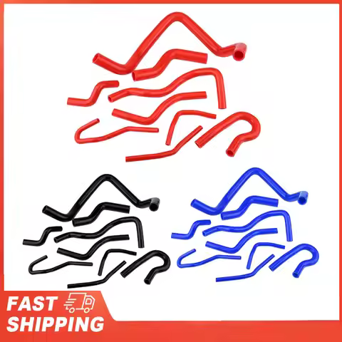 9pcs Car Radiator Hose Silicone Radiator Hose For Civic D15 D16 SOHC EG/EK 1992‑2000 Car Accessories