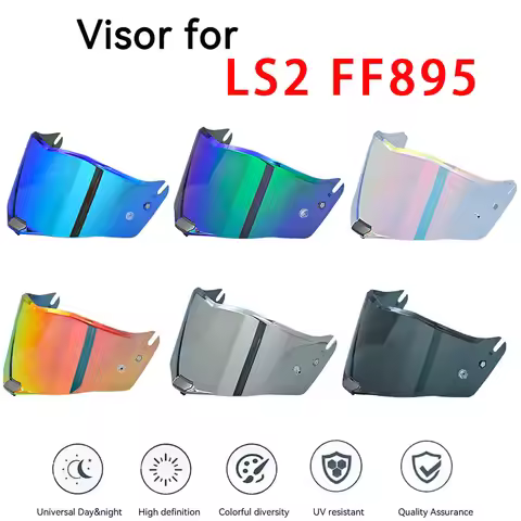 THUNDER Motorcycle Helmet Visor FOR LS2 FF805 Transparent Chrome Red Extra Shield Universal anti-fog