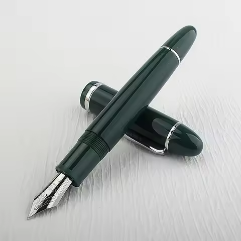 JinHao X159 Fountain Pens Metal Gold Clip EF 0.38mm F 0.5mm Nibs Acrylic School Office Supply Busine