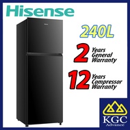 (Free Shipping) Hisense 240L 2 Door Inverter Fridge Refrigerator RT286N4ABN