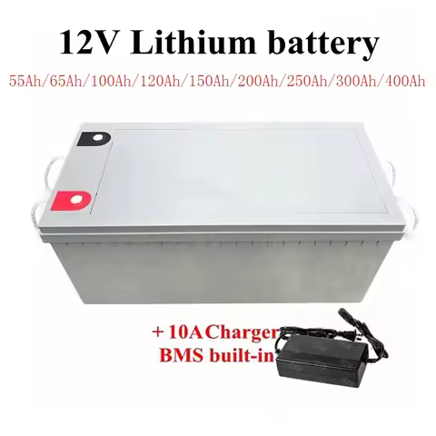 GTK 12v 55ah 65ah 100ah 120ah 150ah 200ah 250ah 300ah 400ah lithium li ion battery for solar panel i