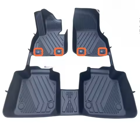 TPE floor mats are suitable for 16-22 BMW X1 F48/F49 standard axis long axis, fully enclosed rubber 