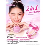 Glad2Glow 2in1 Perfect Pair Cushion Powder Foundation - High Coverage, Long-Lasting, Glowing Results