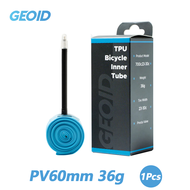 GEOID Ultralight TPU Bike Inner Tube 700C Road Bicycle TPU Tube 45/60/75mm Length French Valve Super Light Tube