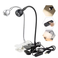 360 Degrees Adjustable Portable LED Bright Travel Bedroom Book Reader Lights/Mini Flexible USB Lapto