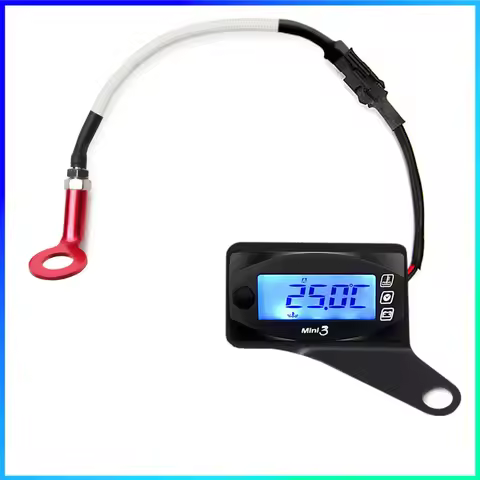 Koso motorcycle 3 in 1 meter Cylinder head temperature Volt Time For YAMXHA NMAX LED Digital Display